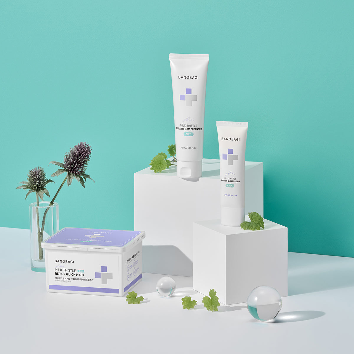 Milk Thistle Repair CICA Sunscreen Plus SPF45 PA+++
